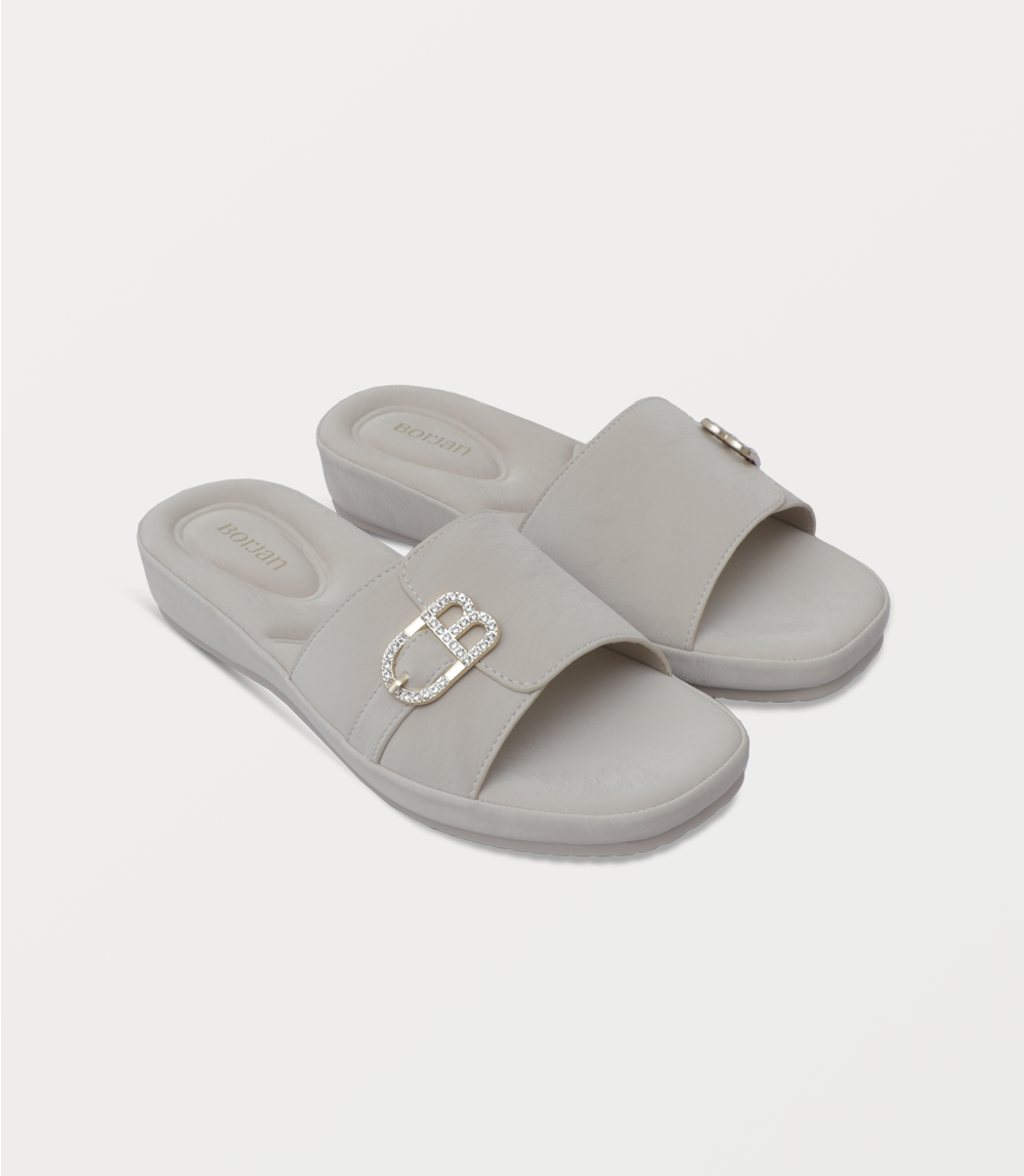 Women Comfort Slipper-BEIGE