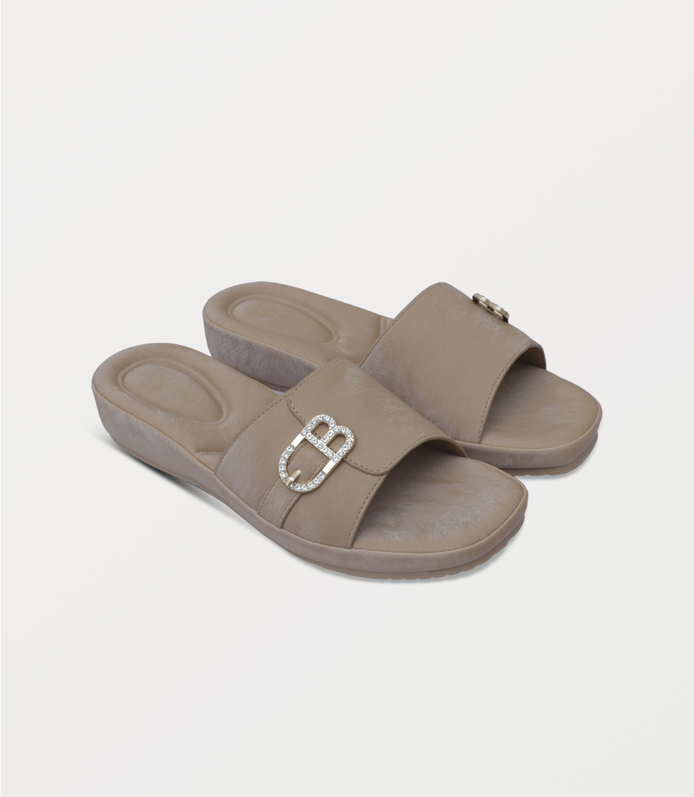 Women Comfort Slipper-KHAKI