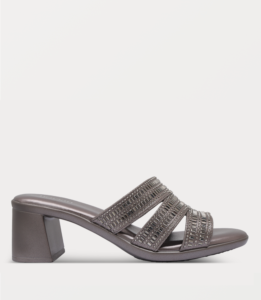 Women Slipper Heels-GUN