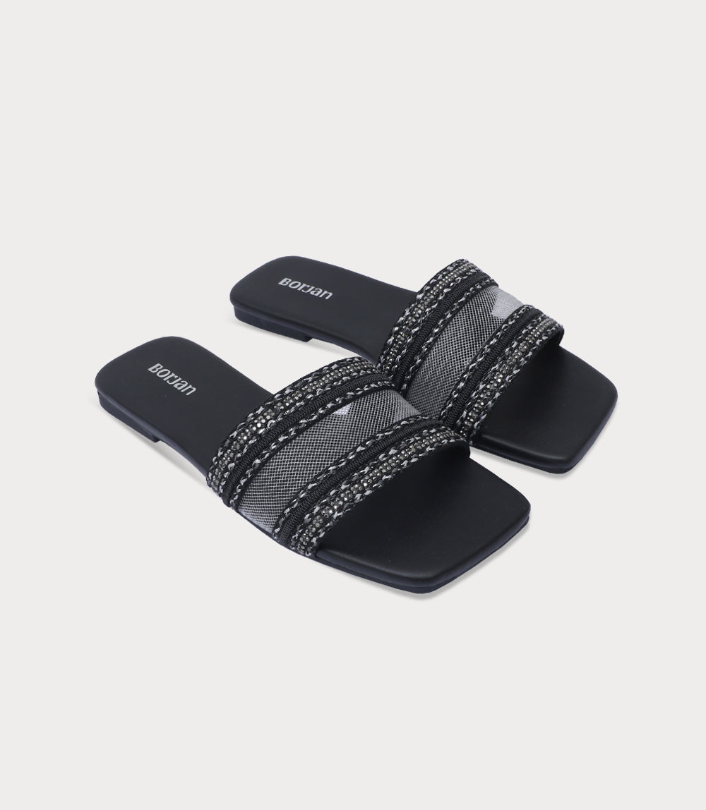 Women Slipper-BLACK