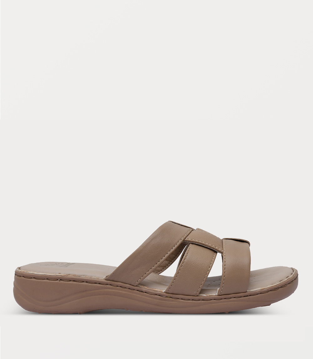 Women Comfort Slipper-BEIGE