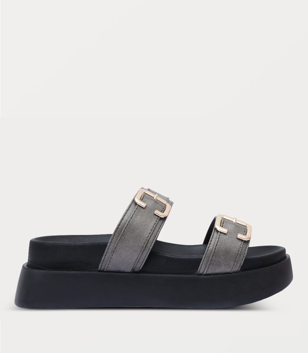 Women Comfort Slipper-DARK GREY