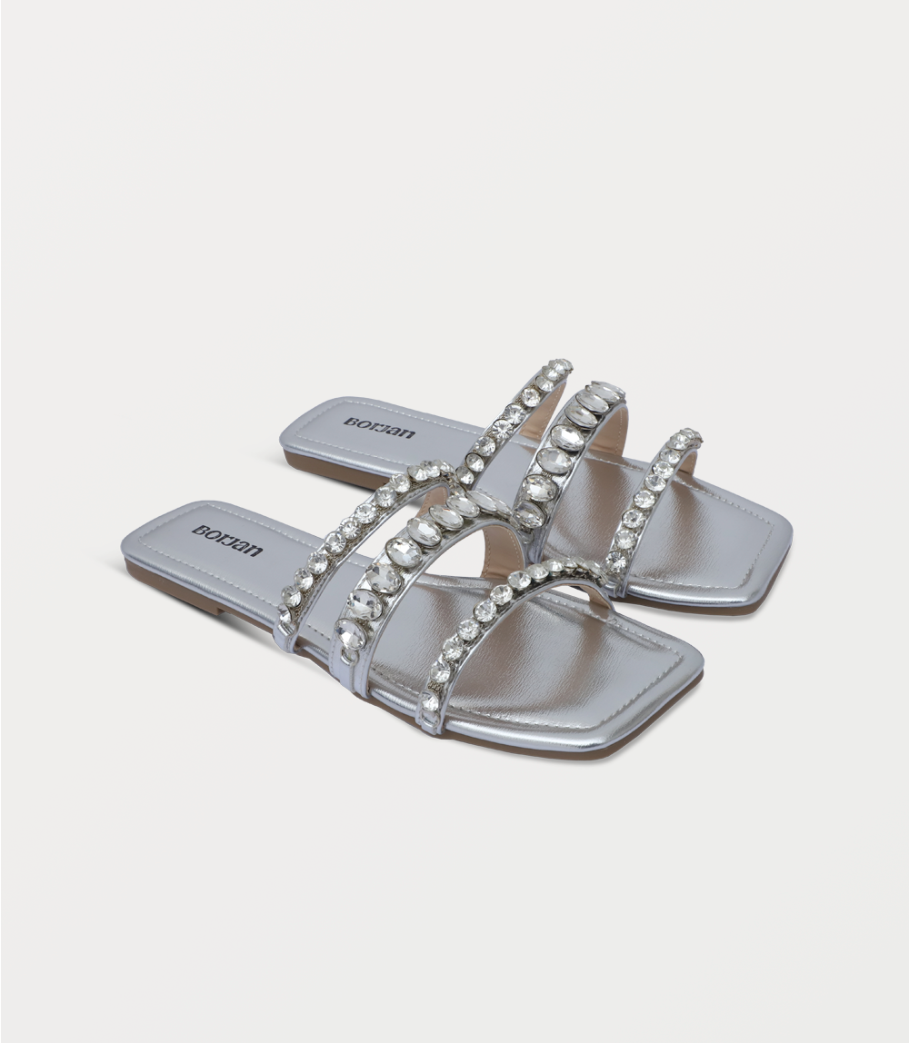 Women Slipper-SILVER