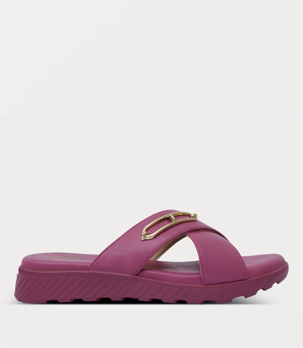 Women Comfort Slipper-MAGENTA