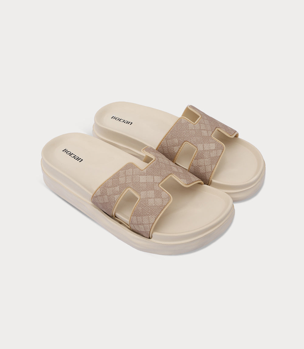 Women Casual Slipper-IVORY