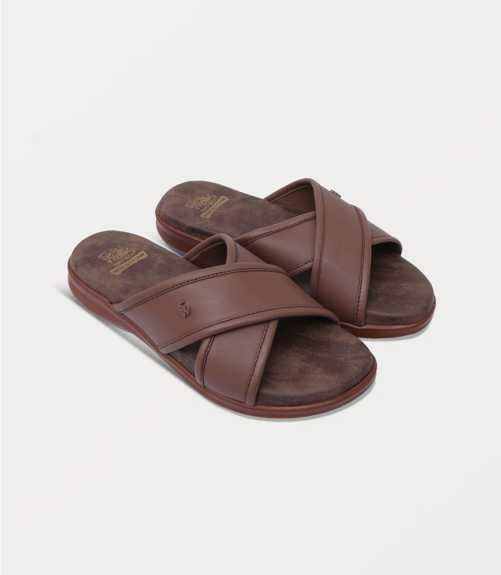 Women Comfort Slipper-BROWN