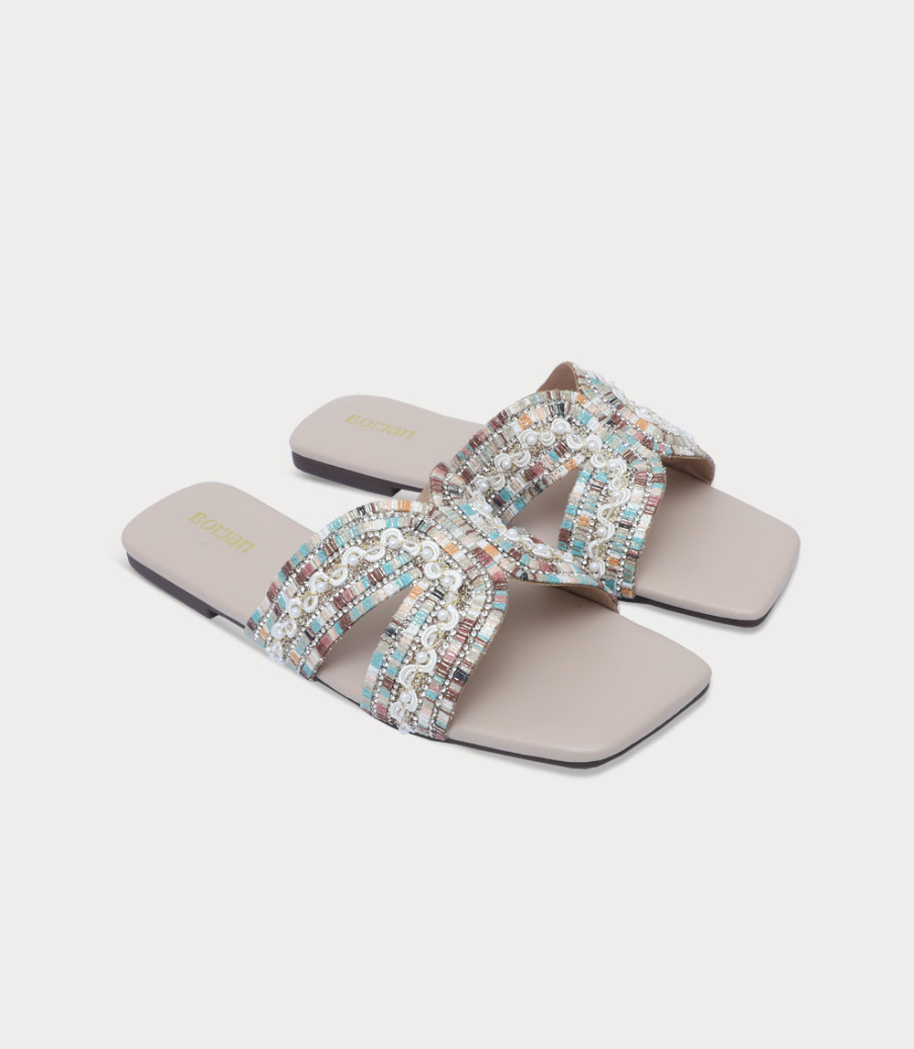 Women Slipper-IVORY
