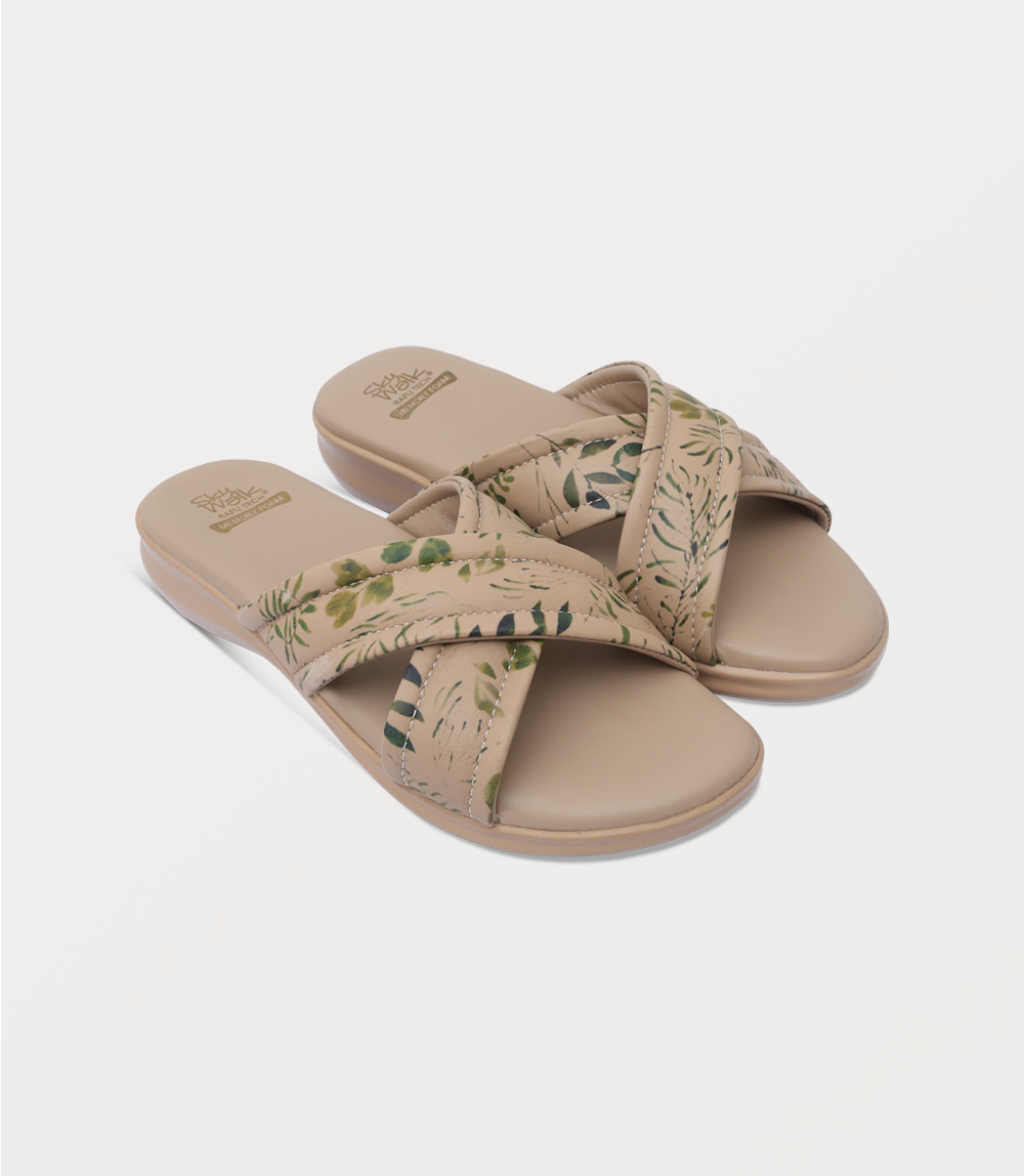 Women Comfort Slipper-BEIGE