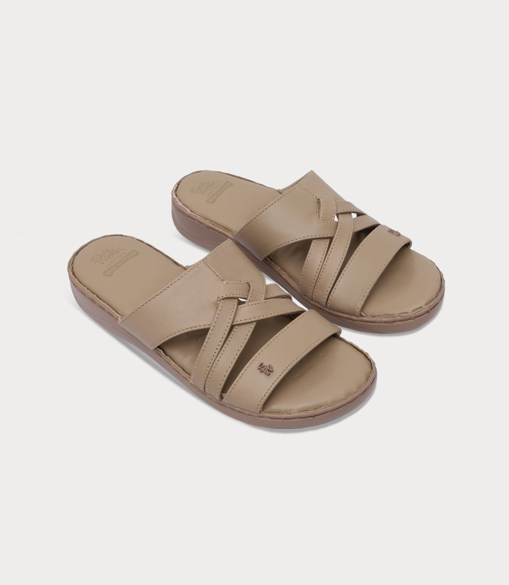 Women Comfort Slipper-BEIGE