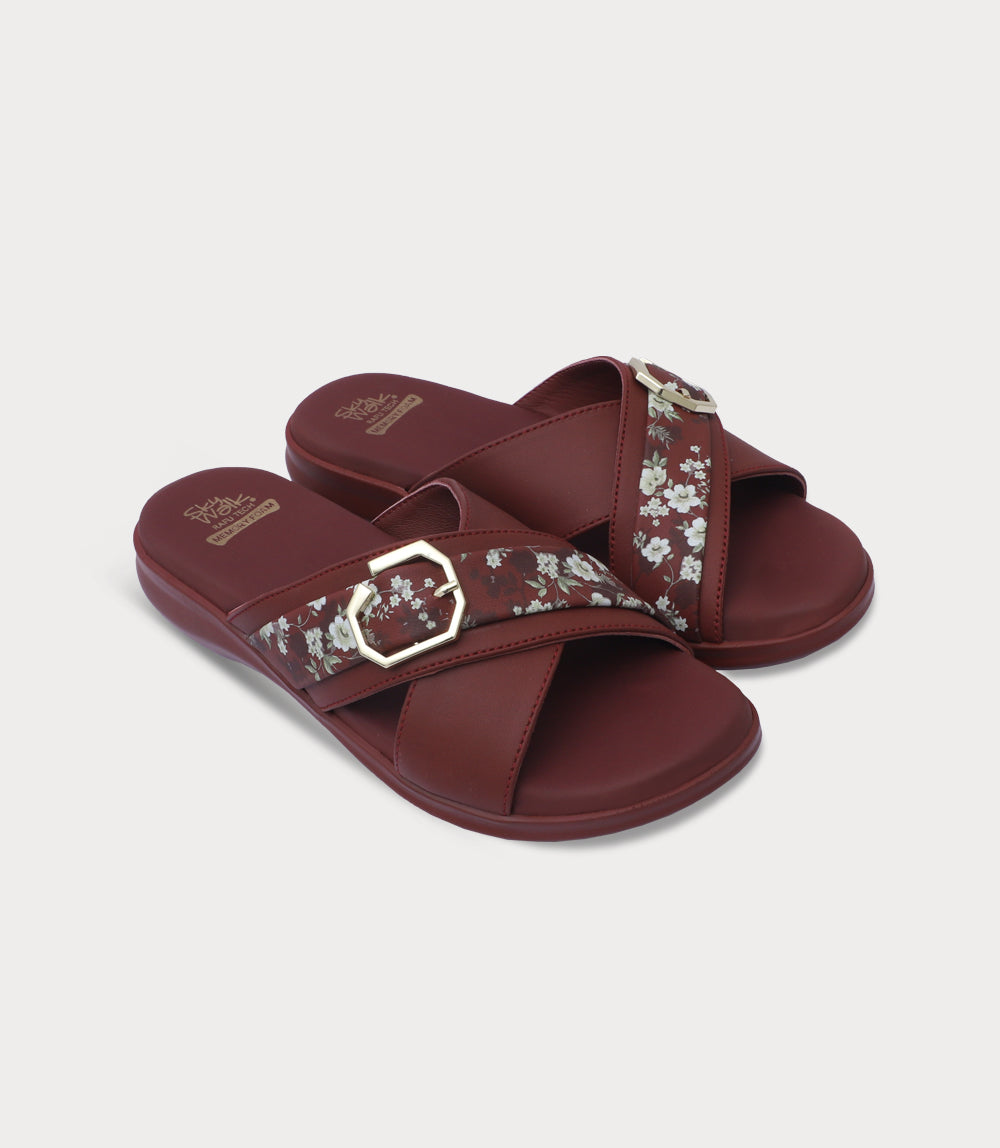 Women Comfort Slipper-MAROON