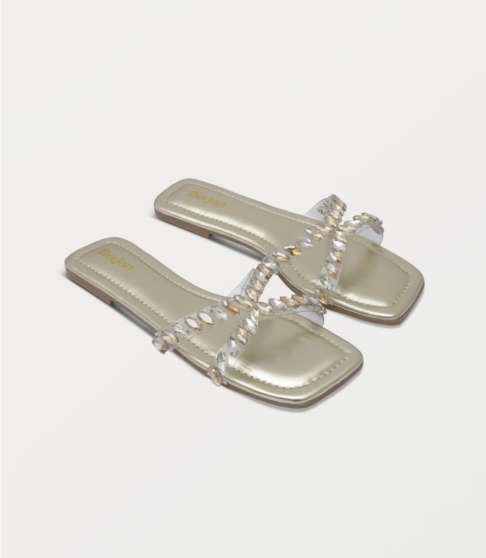 Women Slipper-GOLDEN