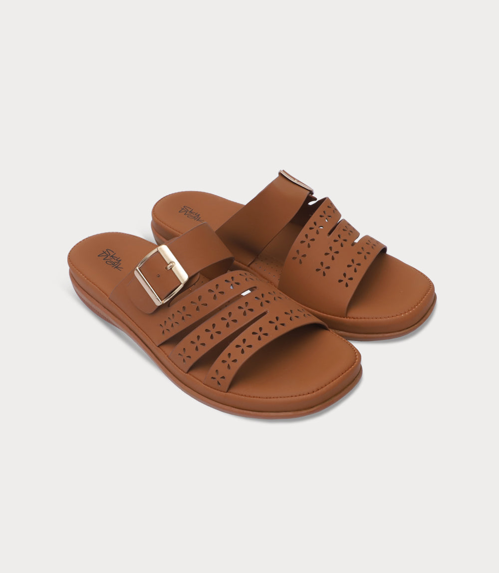 Women Comfort Slipper-TAN