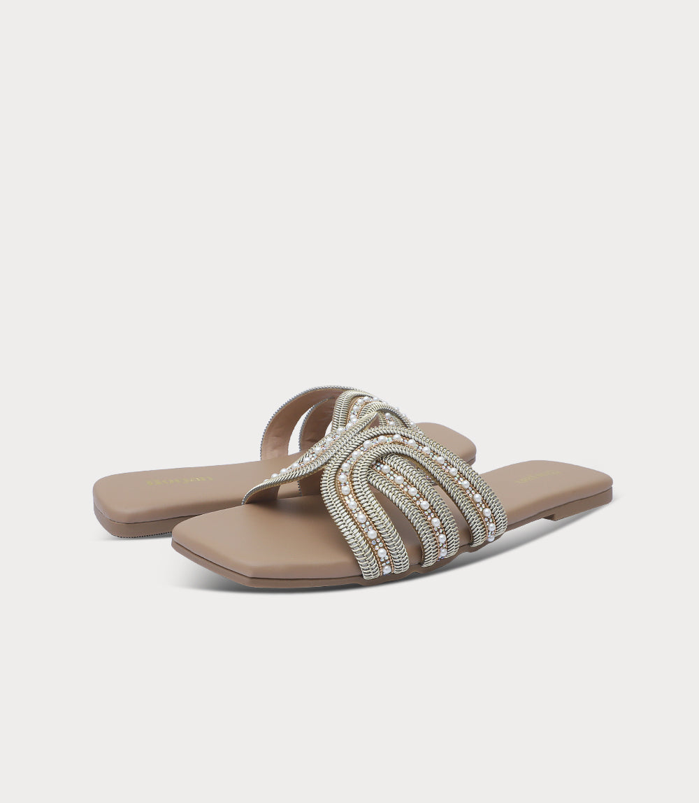 Women Slipper-BEIGE