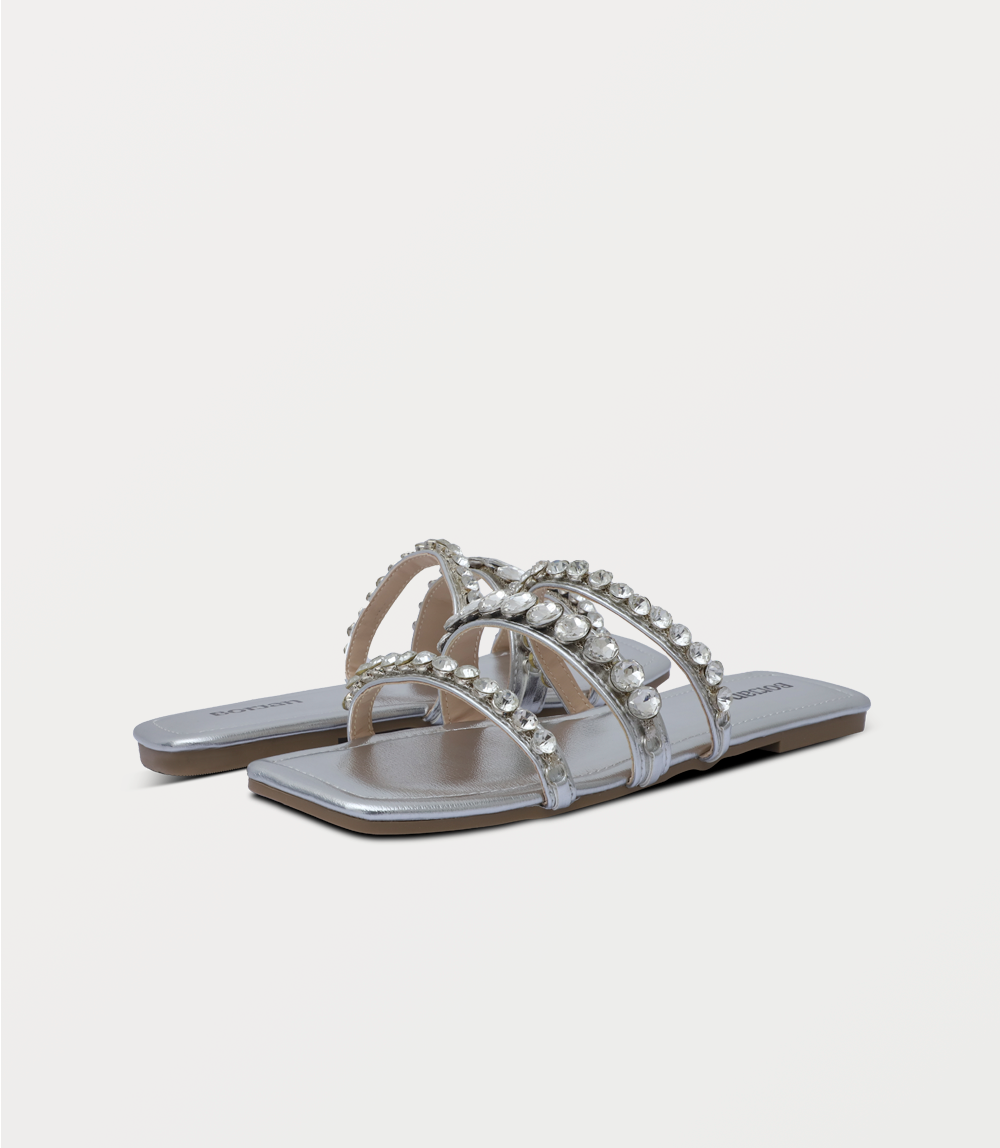 Women Slipper-SILVER