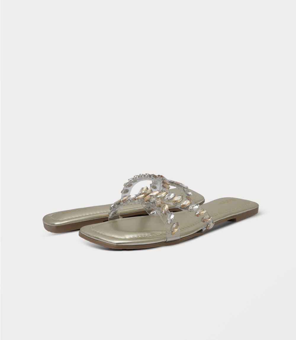 Women Slipper-GOLDEN