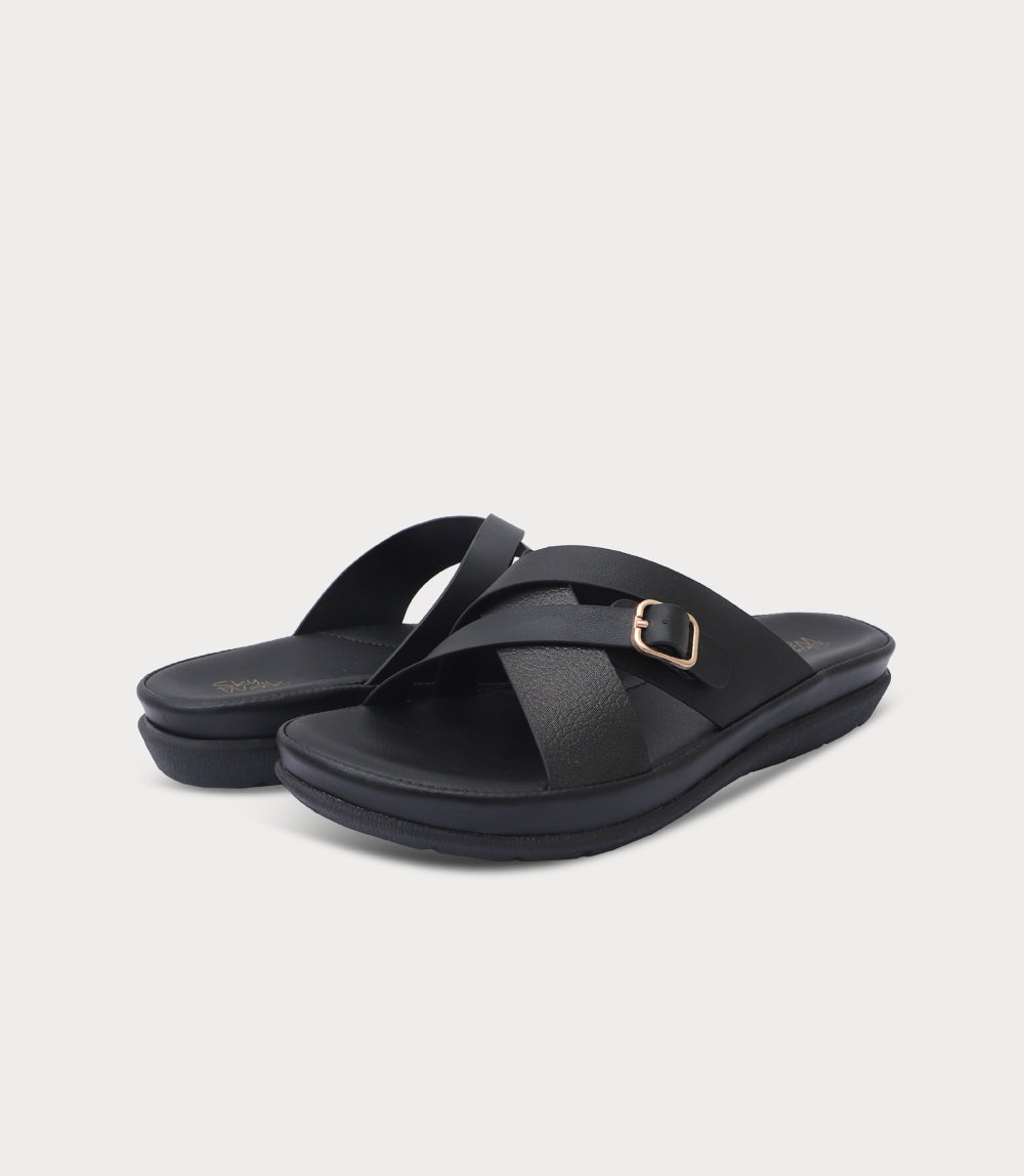 Women Comfort Slipper-BLACK