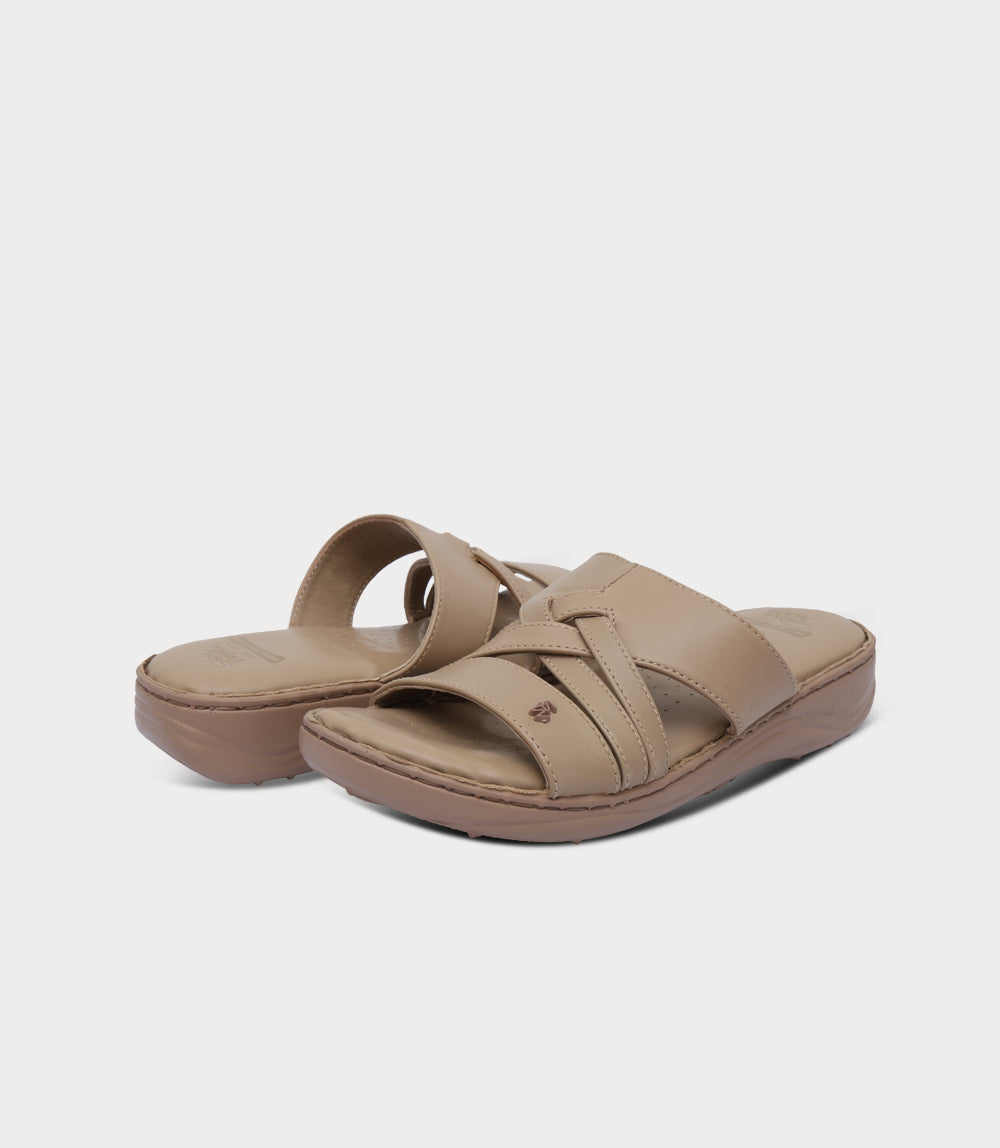 Women Comfort Slipper-BEIGE
