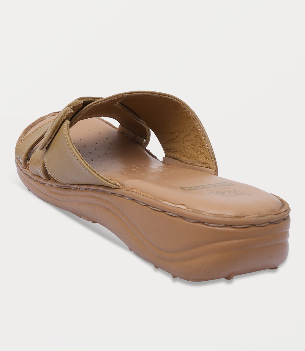 Women Comfort Slipper-MUSTARD