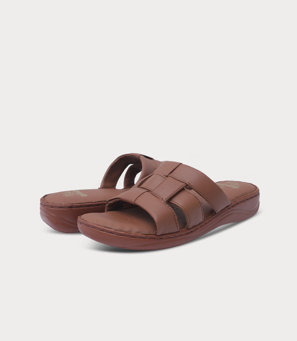 Women Comfort Slipper-TAN