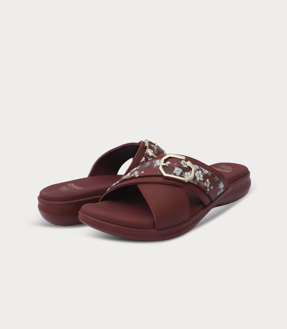 Women Comfort Slipper-MAROON