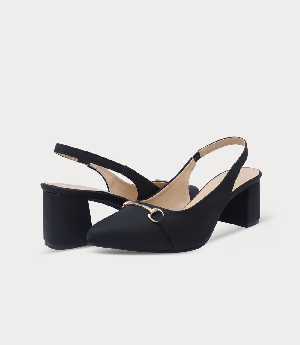 Women Sling Back-BLACK