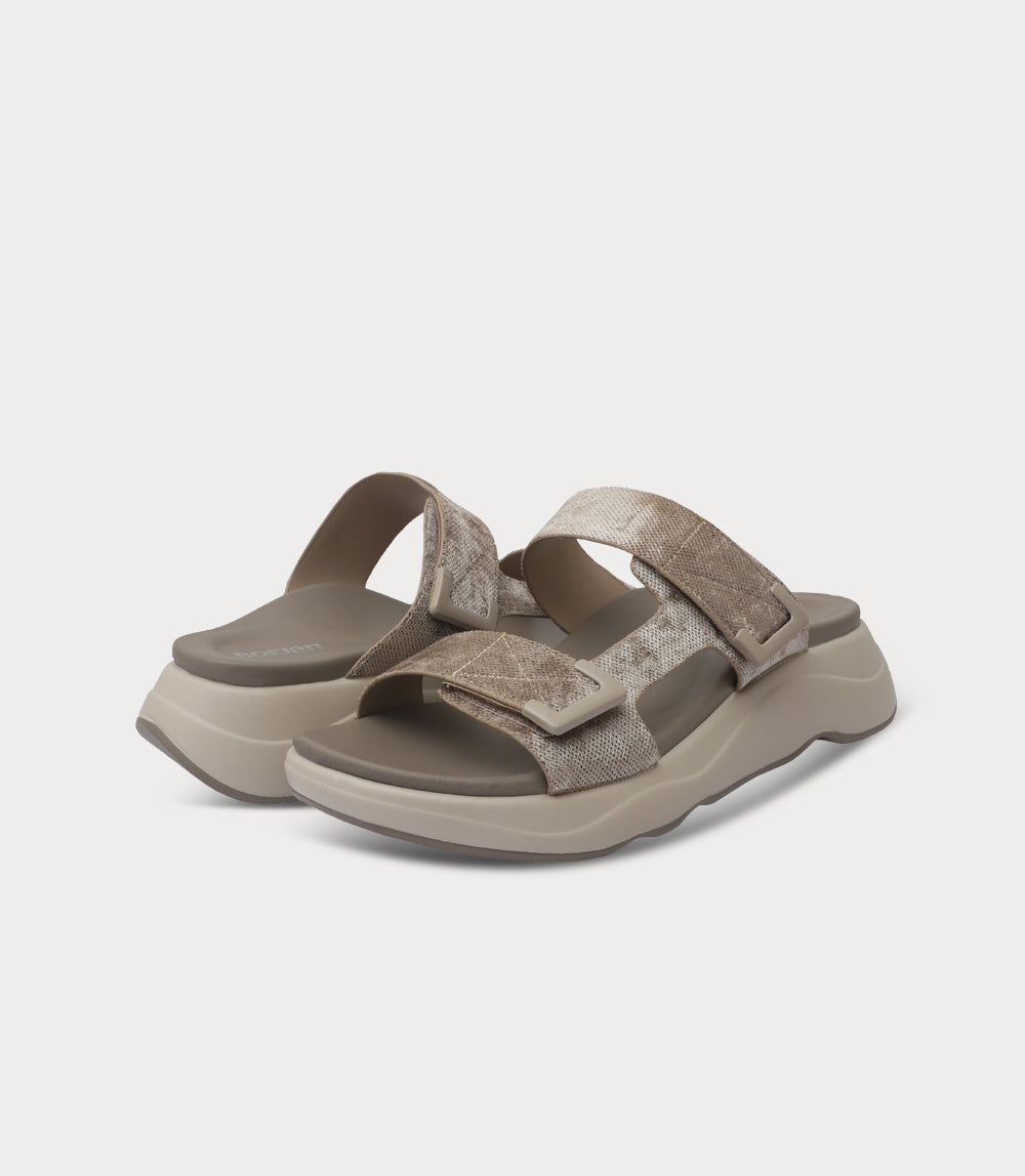 Women Comfort Slipper-KHAKI