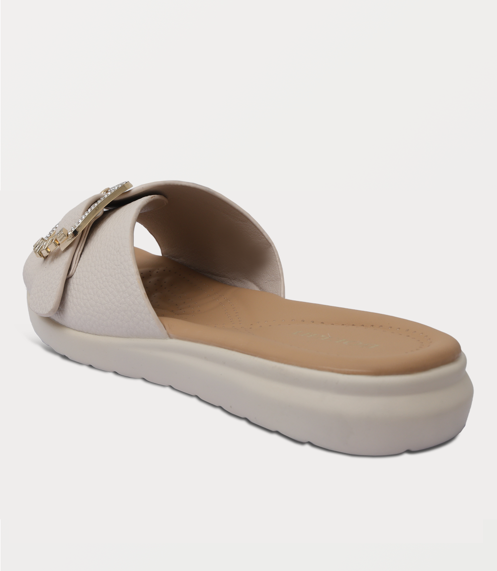 Women Comfort Slipper-BEIGE