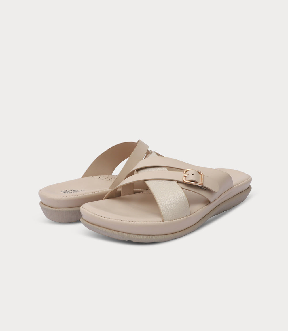 Women Comfort Slipper-IVORY