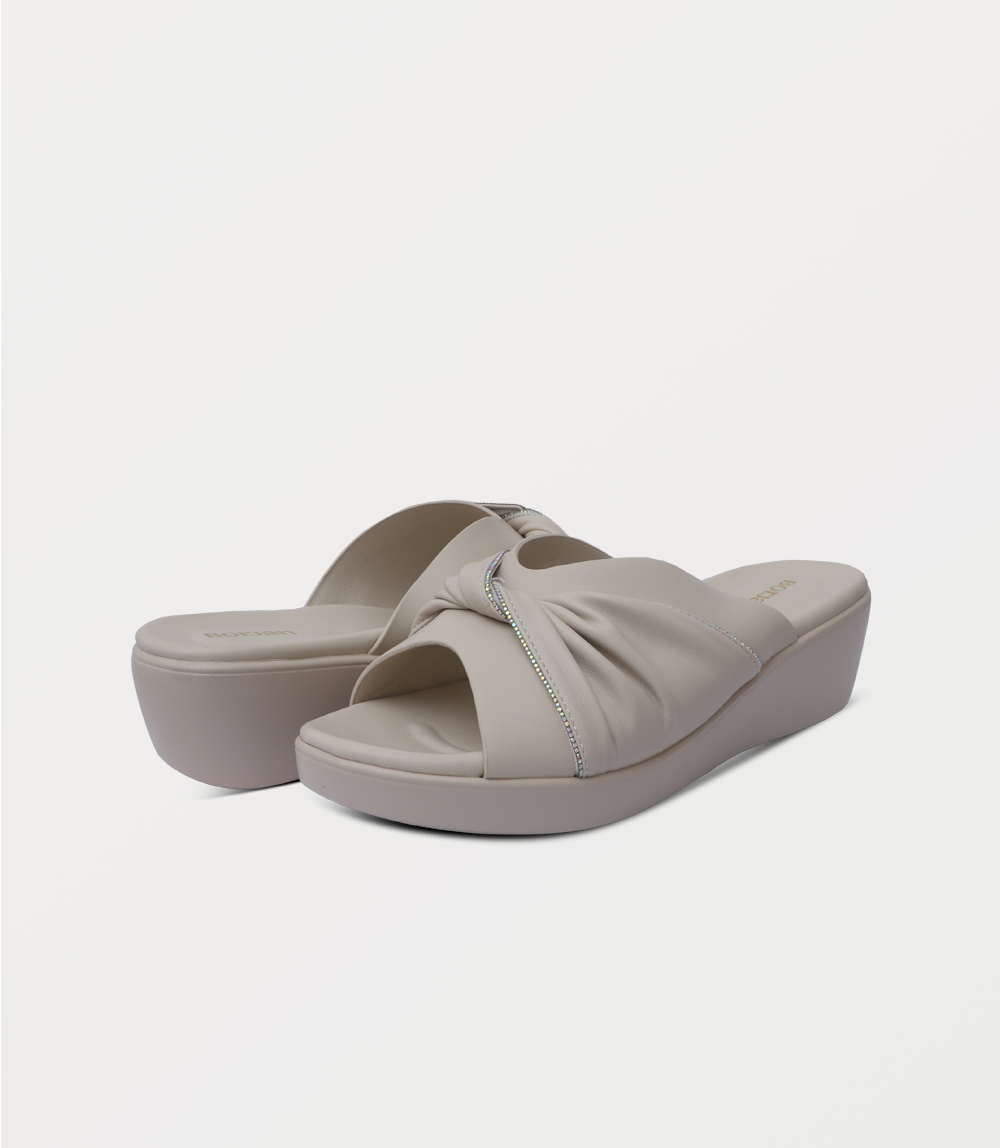 Women Comfort Slipper-L.BEIGE