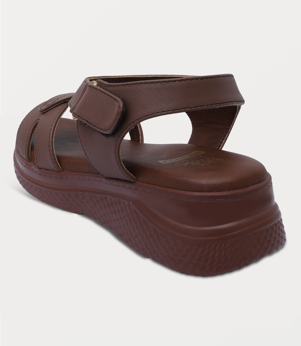 Women Comfort Sandal-BROWN