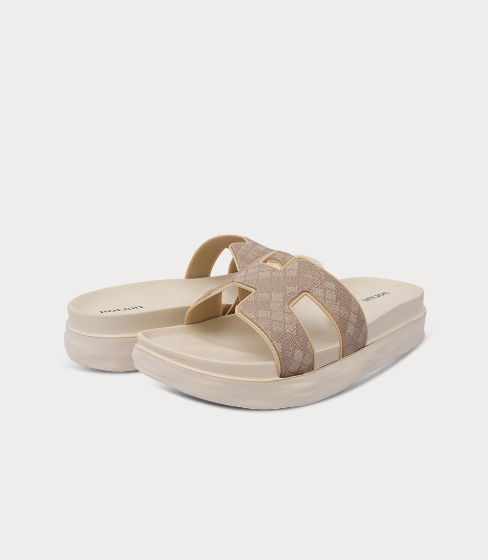 Women Casual Slipper-IVORY