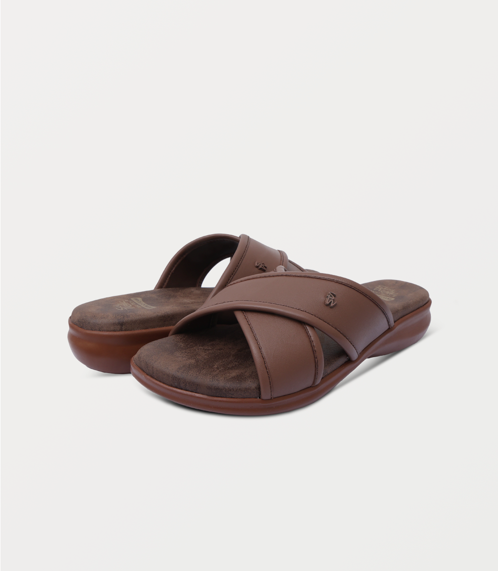 Women Comfort Slipper-BROWN