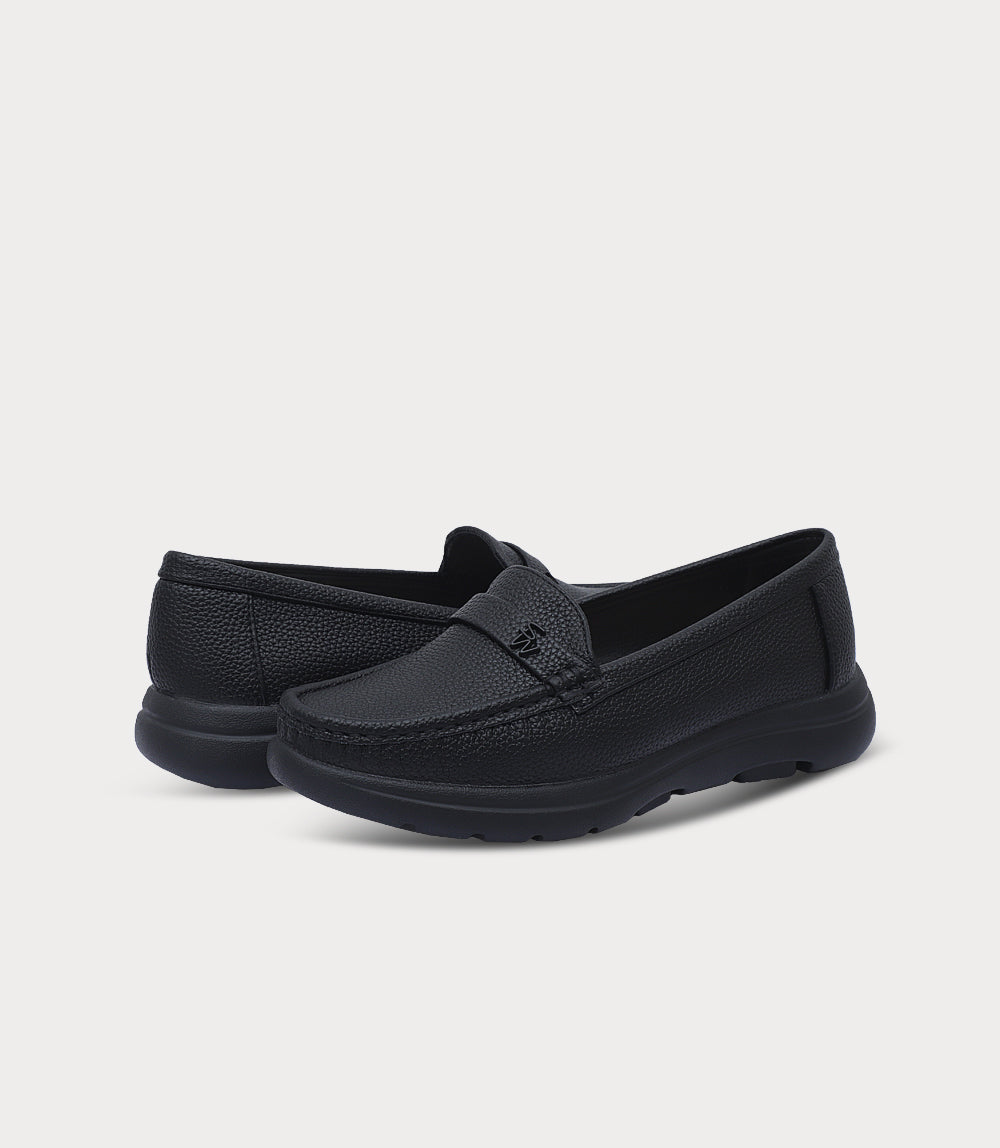 Women Moccasin-BLACK