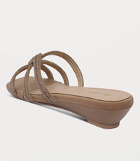 Women Slipper Heels-GOLDEN