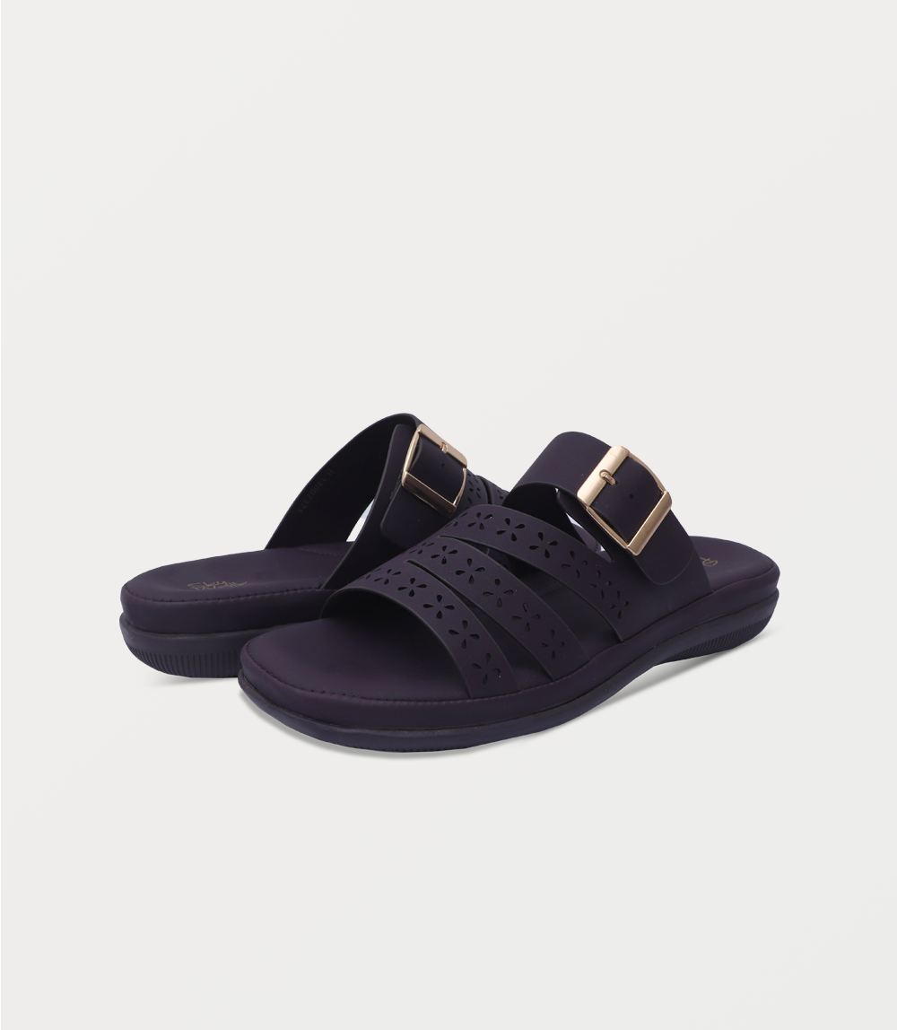 Women Comfort Slipper-PLUM