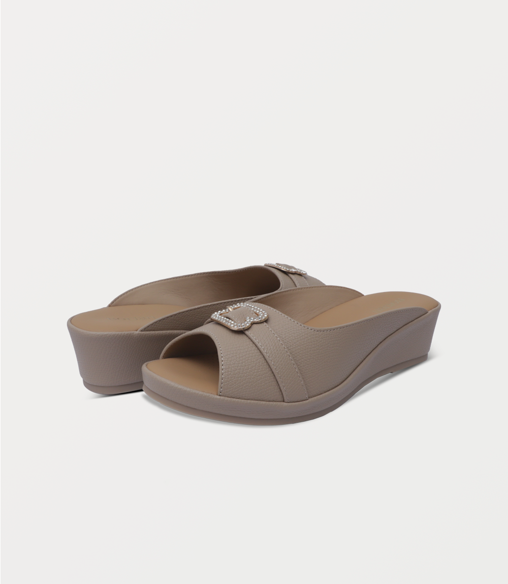 Women Comfort Slipper-KHAKI