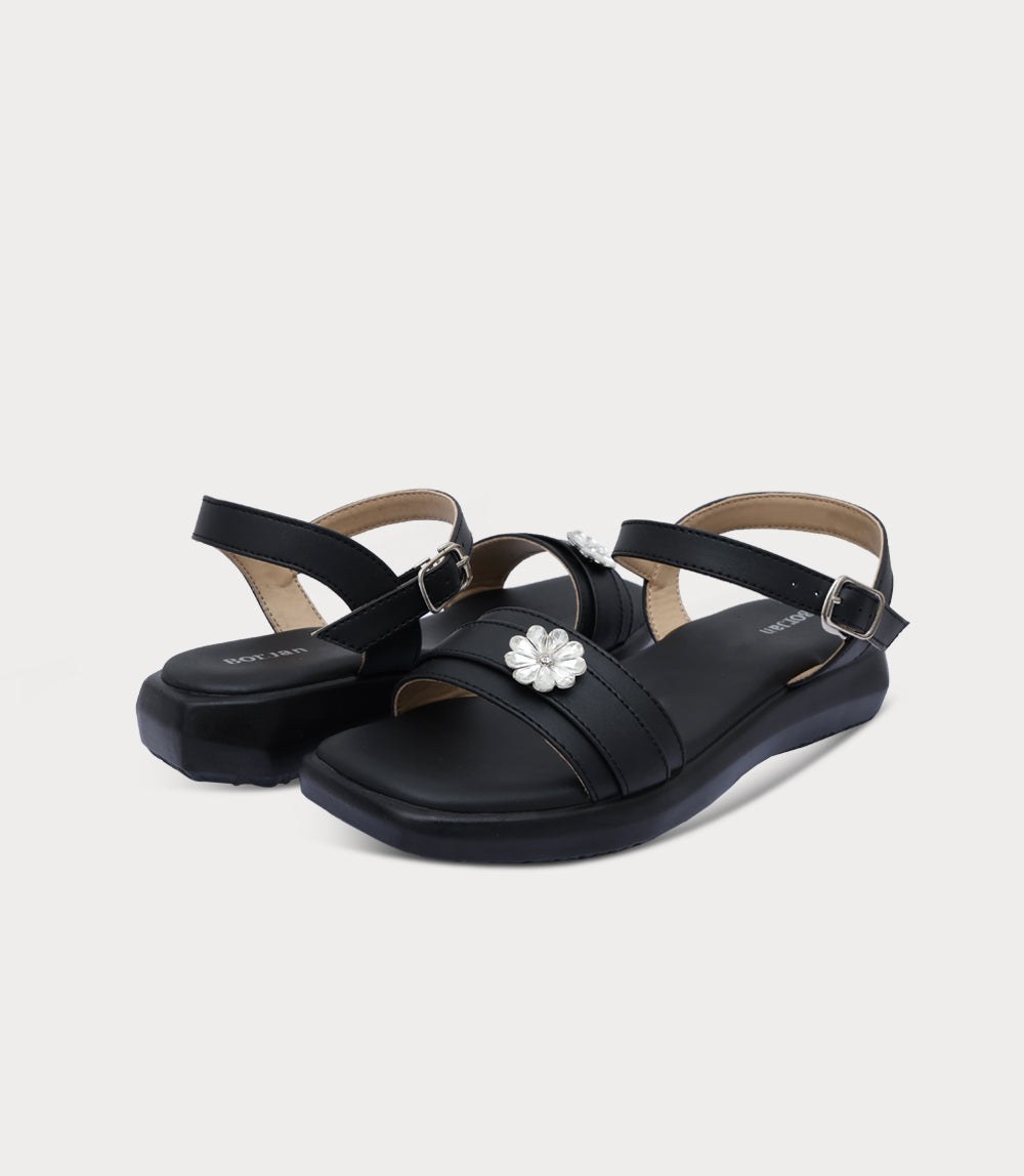 Women Comfort Sandal-BLACK