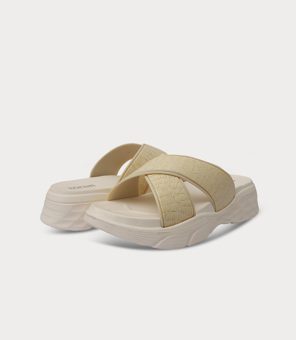 Women Comfort Slipper-IVORY