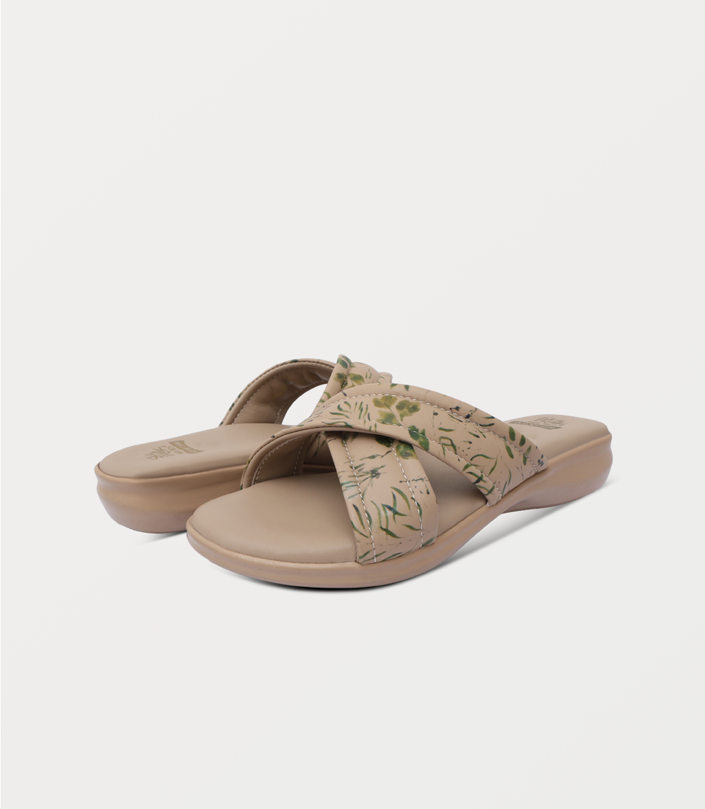 Women Comfort Slipper-BEIGE
