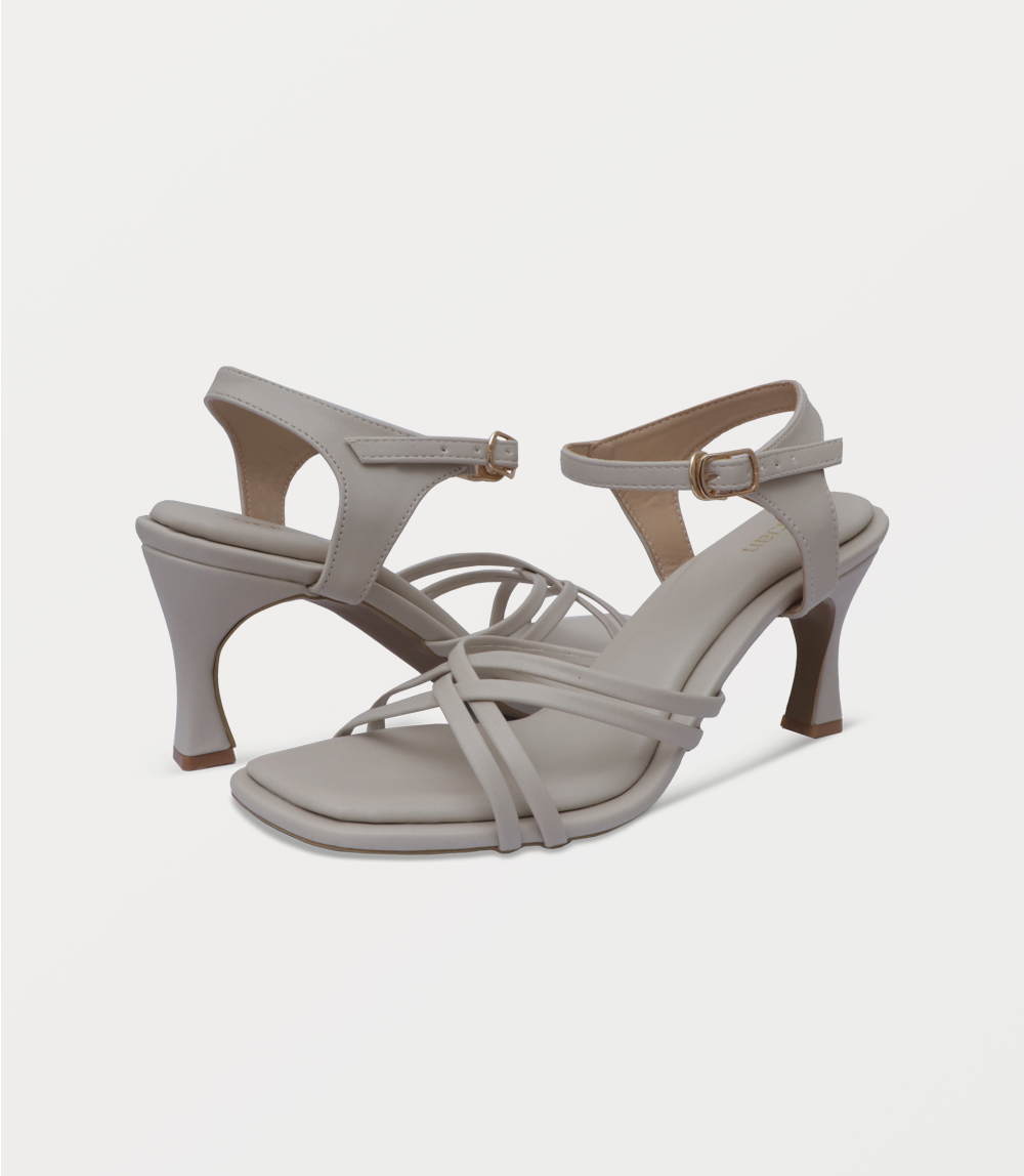 Women Sandal Heels-IVORY