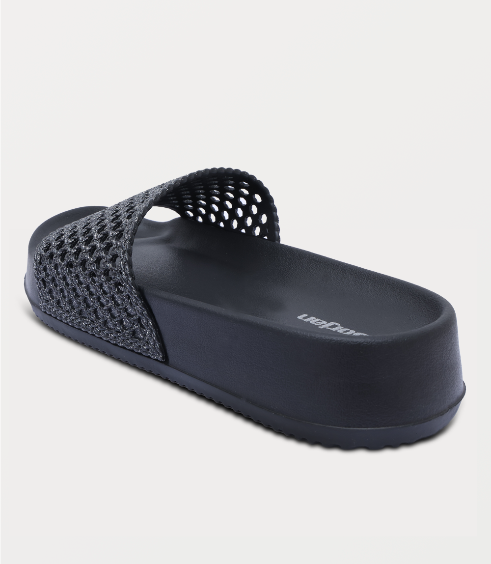 Women Casual Slipper-BLACK