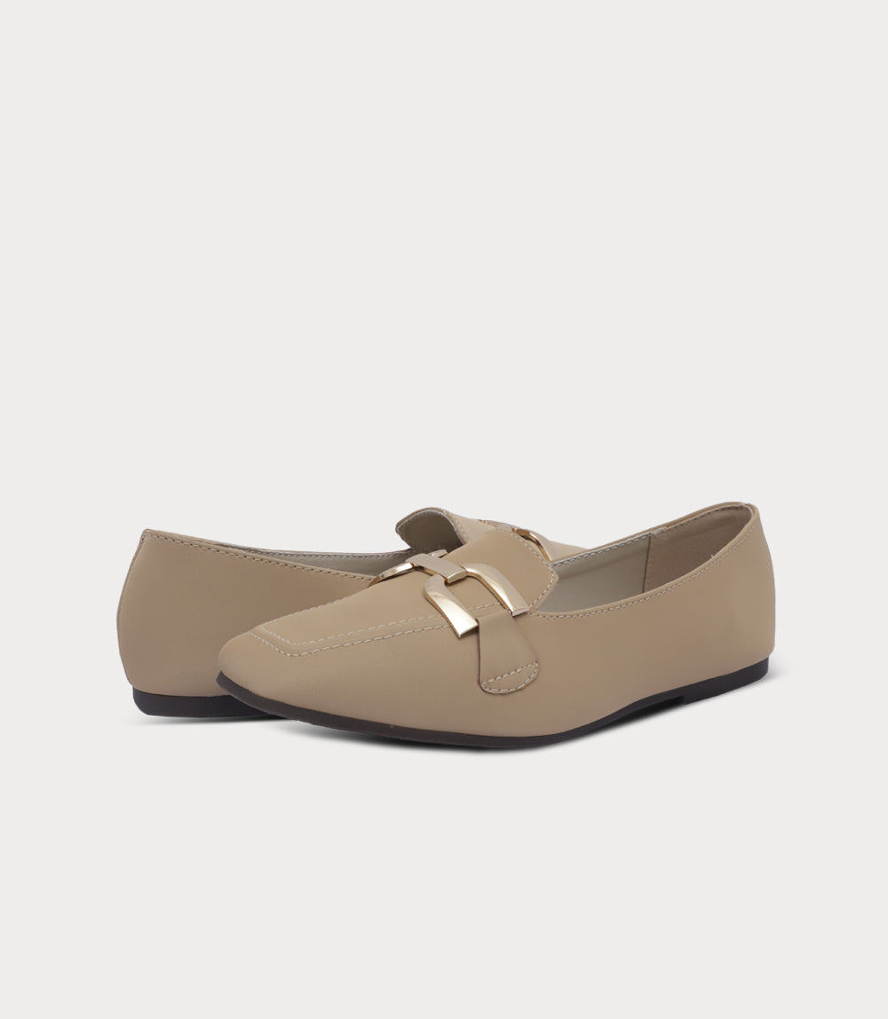 Women Moccasin-BEIGE