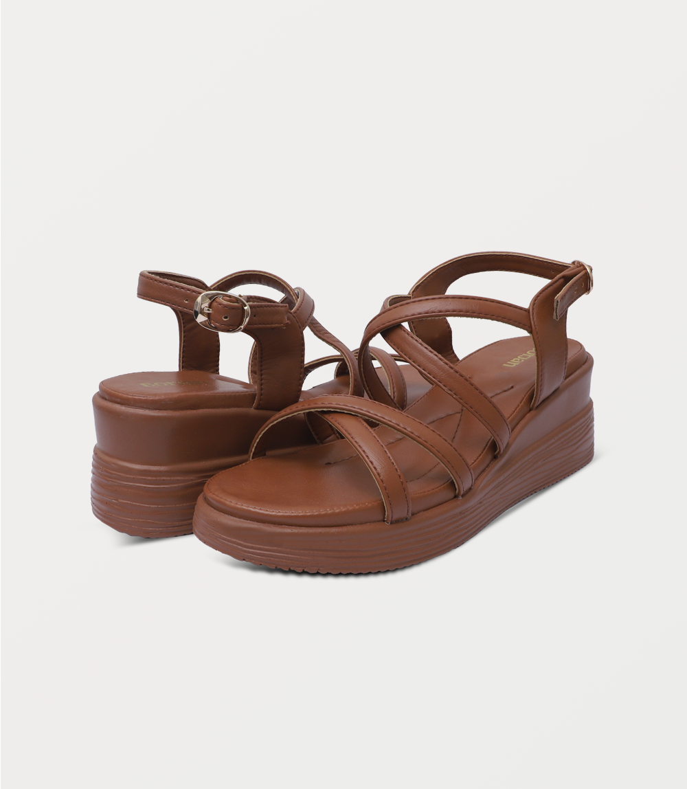 Women Comfort Sandal-TAN