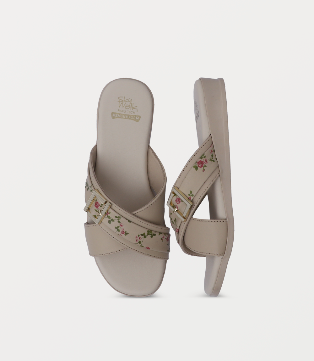 Women Comfort Slipper-FAWN