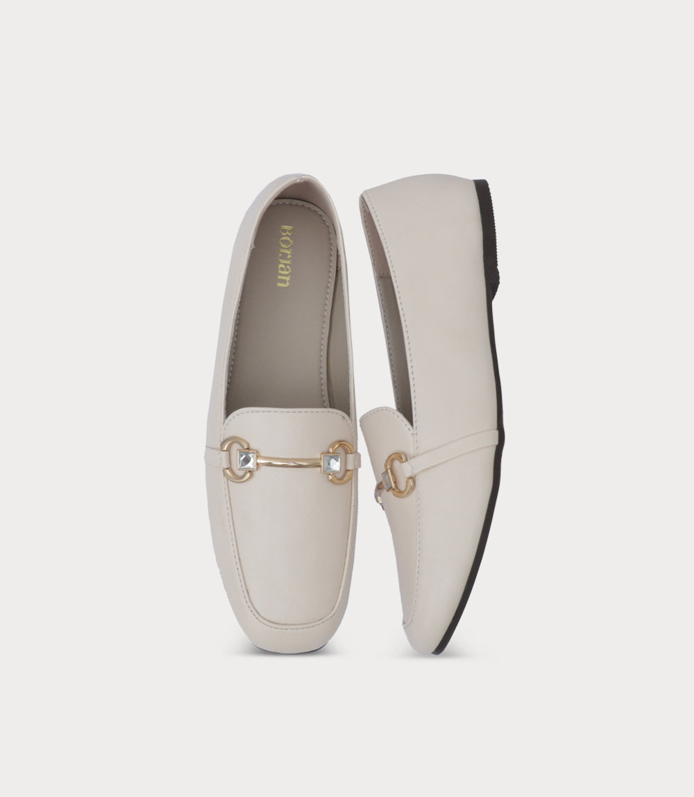 Women Moccasin-IVORY