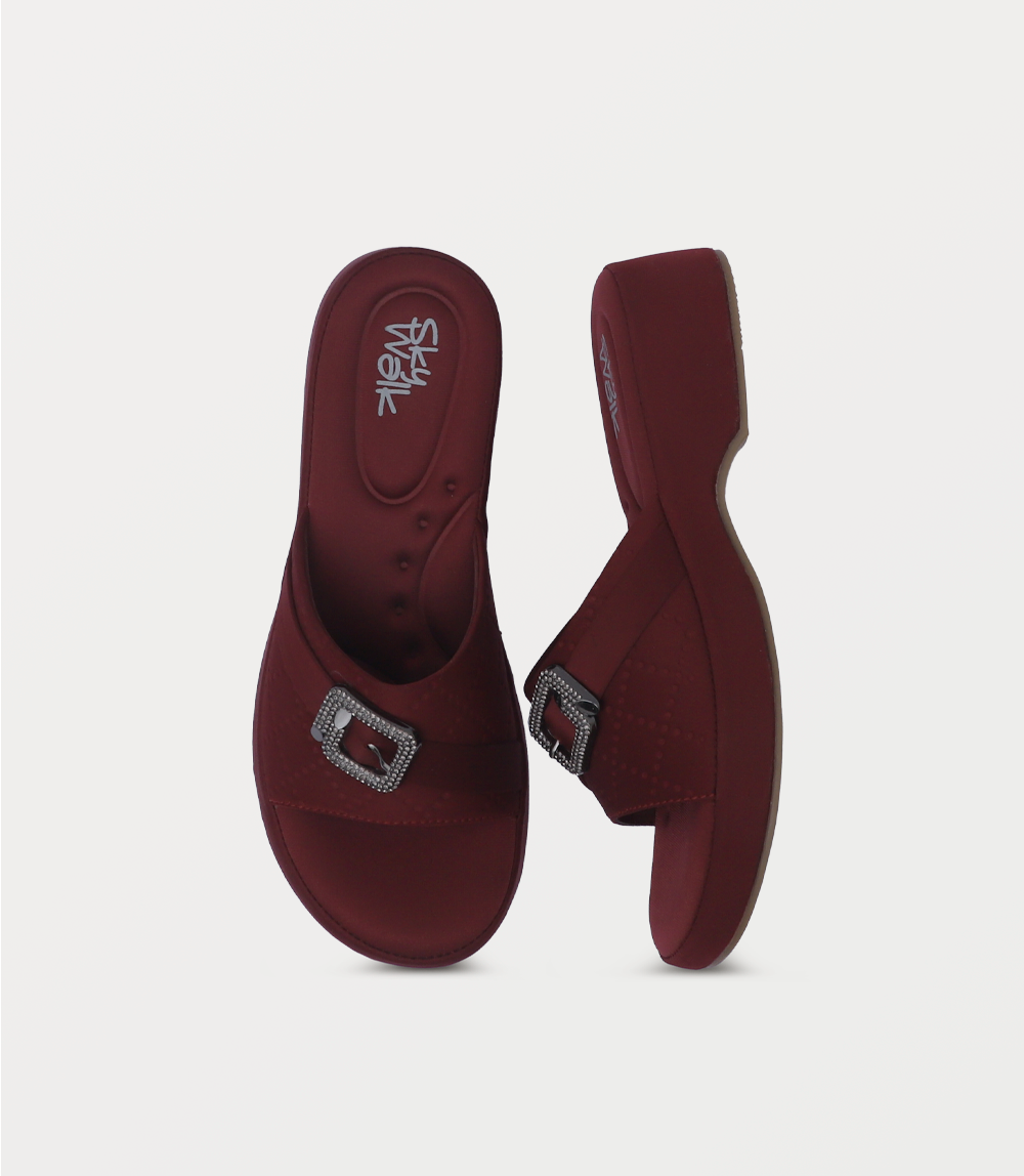 Women Comfort Slipper-MAROON