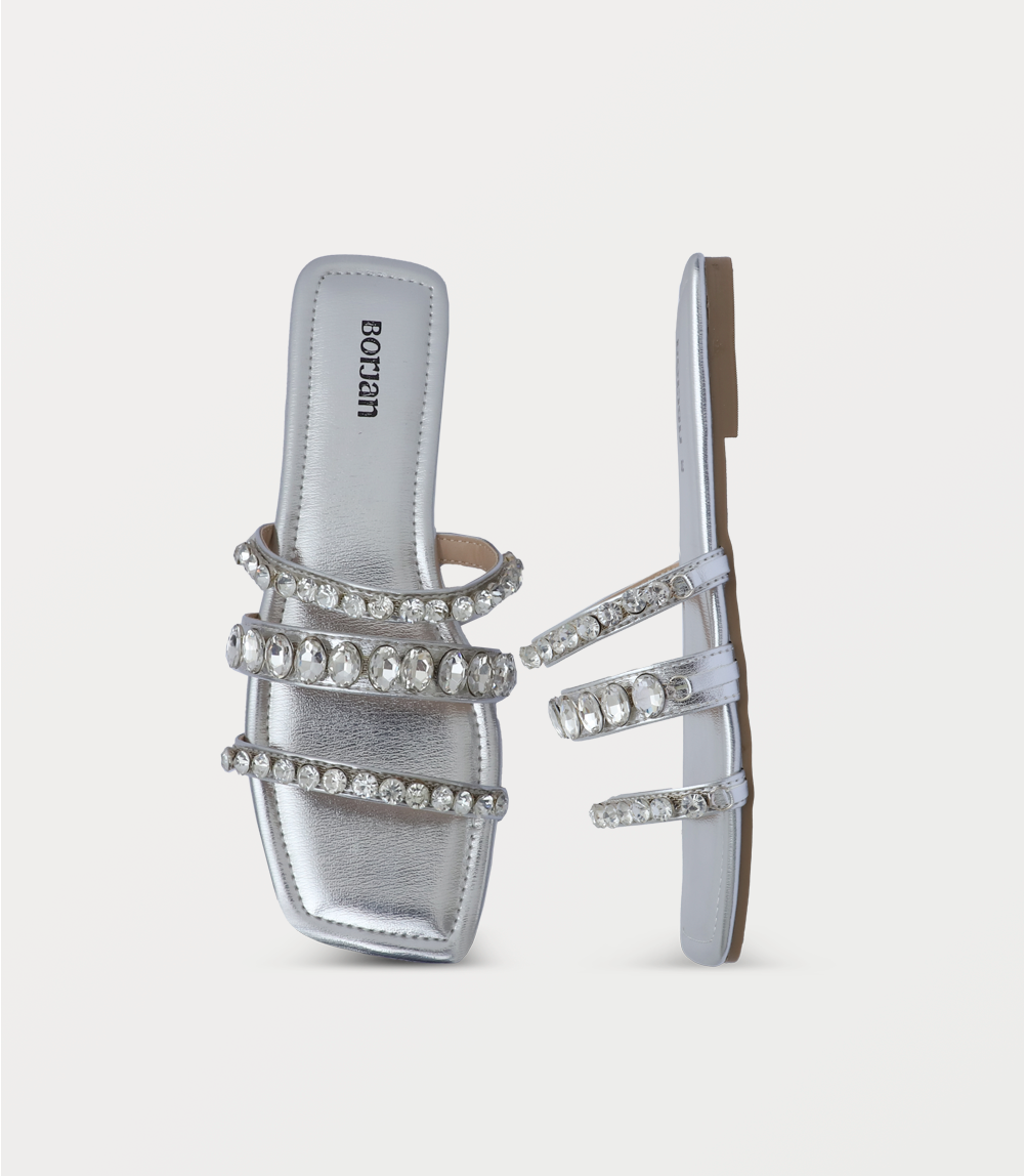 Women Slipper-SILVER