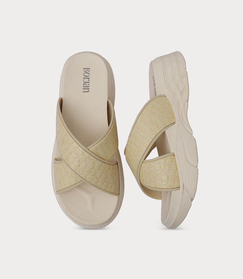 Women Comfort Slipper-IVORY