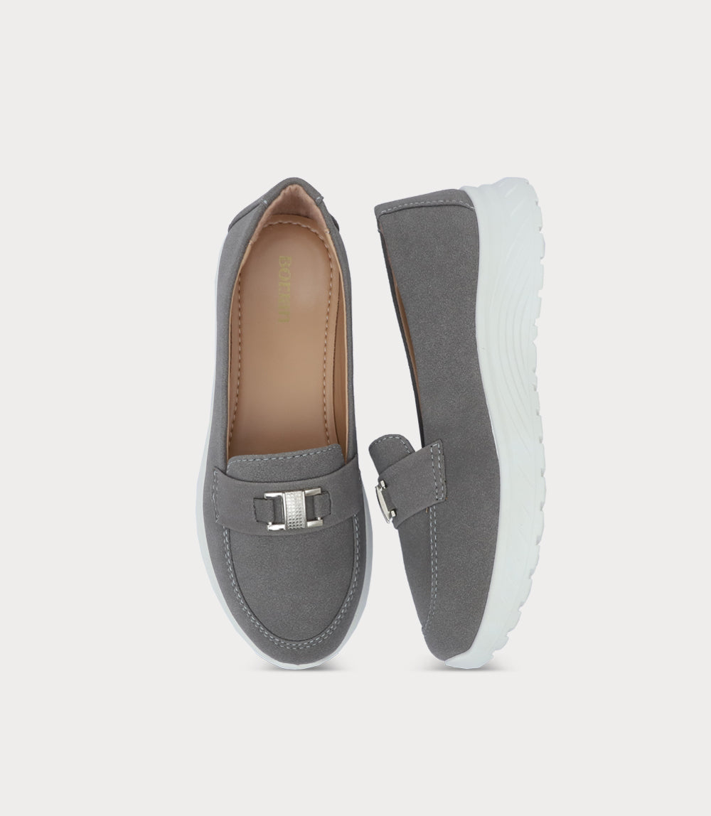 Women Moccasin-GREY