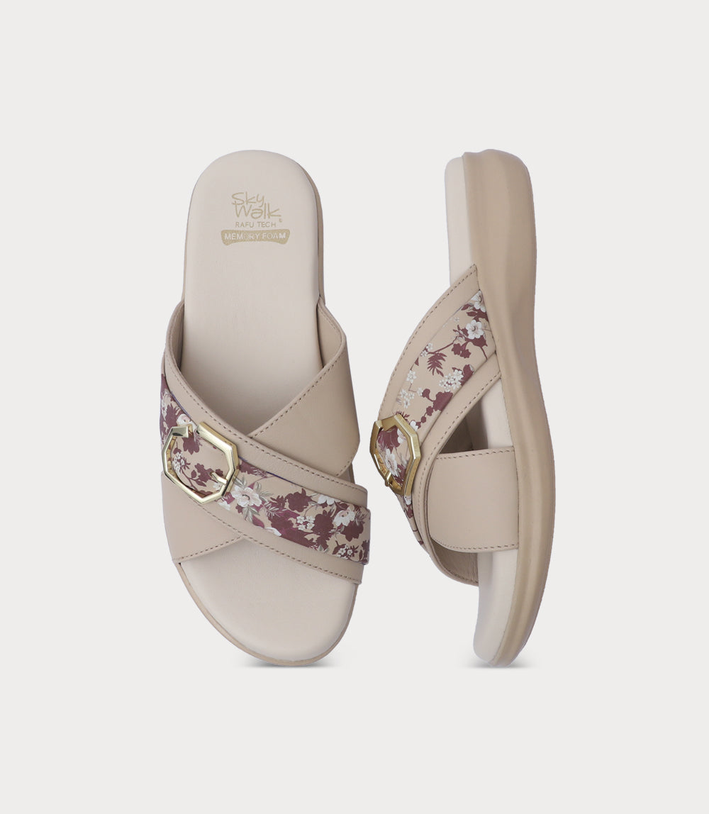Women Comfort Slipper-FAWN